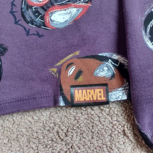 Marvel Sweatshirt‎ Black Panther Nikkolas Smith Women Graphic Purple Sz S Tee - Picture 4 of 8